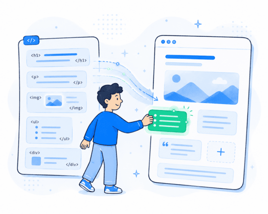 Converting Raw HTML Into a Visual Editing Interface