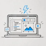 Online JavaScript editor used for rapid UI prototyping with code, media, and interactive elements
